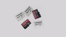 Lot of 5 - Mixed 64GB Transcend Micro SD Memory Cards