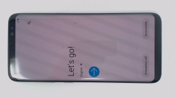 Samsung Galaxy S8 SM-G950U1 (Black 64GB 4GB) Unlocked SCRATCHED/BURN IN