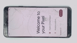 Google Pixel 3 G013A Cellphone (Black 64GB 4GB) Verizon SingleSIM CRACKED