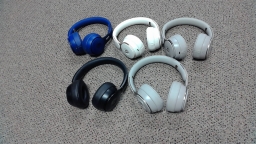 Lot of 5 Beats Solo Pro A1881 Headphones with Various Problems