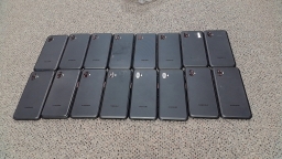 Lot of 16 Non-Working Xcover 6 Pro SM-G736 Cell Phones For Parts