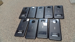  Lot of 9 Non-Working Nokia TA-1399 X100 Cell Phones for Parts