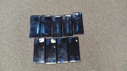 Lot of 9 Non-Working Motorola Moto G Stylus 2022 XT2211 Cell Phones for Parts