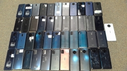 Lot of 45 Non-Working Nokia Various Model Cell Phones Smartphones for Parts