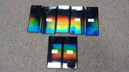 Lot of 7 Working Samsung A42 5G SM-A246 Verizon and Tracfone Smartphones
