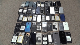 Lot of 50 Non-Working Mixed Brand Smartphones with Issues