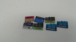 Lot of 7 - 512GB Mixed Brand Micro SD Card Samsung PNY Working
