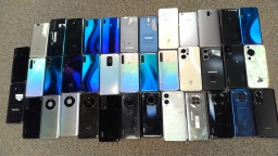 Lot of 38 Non-Working Higher End Generic Smartphones for Parts