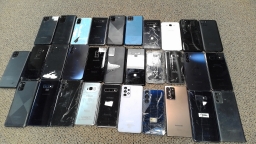 Lot of 31 Non-Working Samsung Galaxy Smartphones with Various Problems