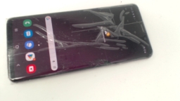 Samsung Galaxy S9+ SM-G965U1 (Purple 64GB) Locked to T-Mobile CRACKED
