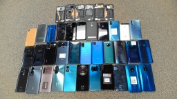 Lot of 39 Non-Working Higher End Generic Smartphones for Parts