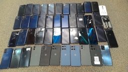 Lot of 47 Non-Working Motorola Smartphones with Various Problems