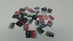 Lot of 30 - 128GB Micro SD Memory Cards Mixed Brand Sandisk Samsung PNY