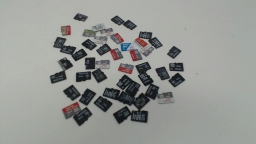 Lot of 48 - 16GB Micro SD Memory Cards Mixed Brand Sandisk Samsung PNY