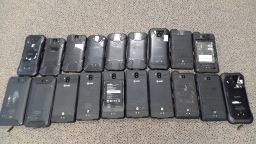 Lot of 19 Non-Working Sonim and Kyocera Smartphones for Parts