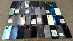 Lot of 39 Non-Working Higher End Generic Smartphones for Parts