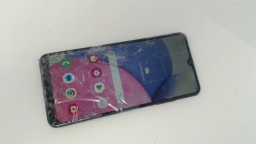 Samsung Galaxy A03S 4G SM-S135DL (32GB) Tracfone CRACKED GLAS/BROWN STAINS