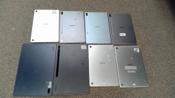 Lot of 8Non-Working Samsung Galaxy Tablets for Parts WITHOUT LCD