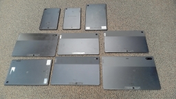 Lot of 9 Non-Working Lenovo Tablets for Parts