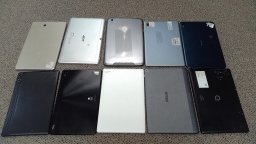 Lot of 10 Non-Working Mixed Brand 10 Inch 10" Tablets for Parts
