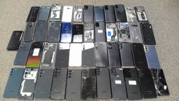 Lot of 45 Non-Working Samsung Galaxy Smartphones Various Issues for Parts