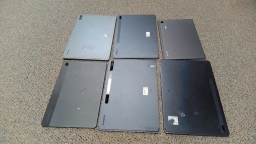 Lot of 6 Non-Working Samsung Galaxy Tablets for Parts
