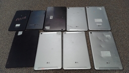 Lot of 9 Non-Working LG Tablets for Parts