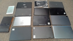 Lot of 14 Non-Working Mixed Brand Tablets for Parts Mostly 10"