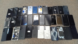 Lot of 35 Non-Working Samsung Galaxy Smartphones Various Issues for Parts