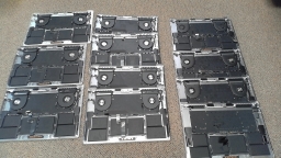Lot of 11 Apple A2141 A1990 15" 16" Macbook Top Case Battery Fan