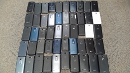 Lot of 50 Untested Older LG Smartphones Cell Phones