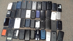 Lot of 44 Untested Older Mixed Brand Smartphones Cell Phones