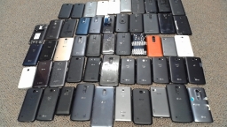 Lot of 53 LG Smartphones Untested Assumed Non-Working