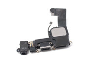 Black iphone 5 Dock Charger Port Flex Cable Assembly Mic Antenna Speaker